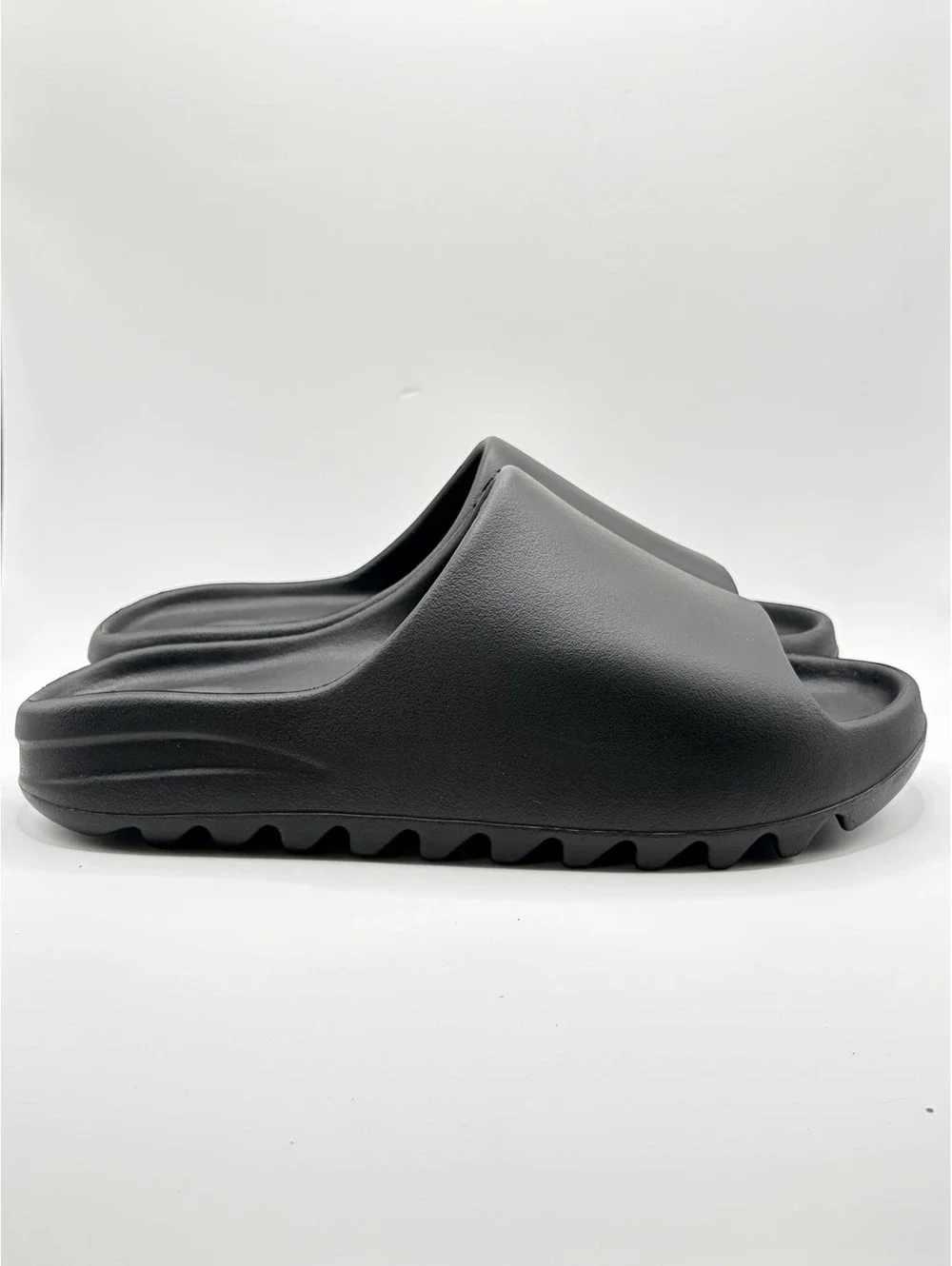 YEEZY YS-01 Black Slide Sandals with Ribbed Sole Size 13 US